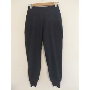 Athleta Women's Venice High Rise Jogger XS Pullon Athleisure Black Workout Pants
